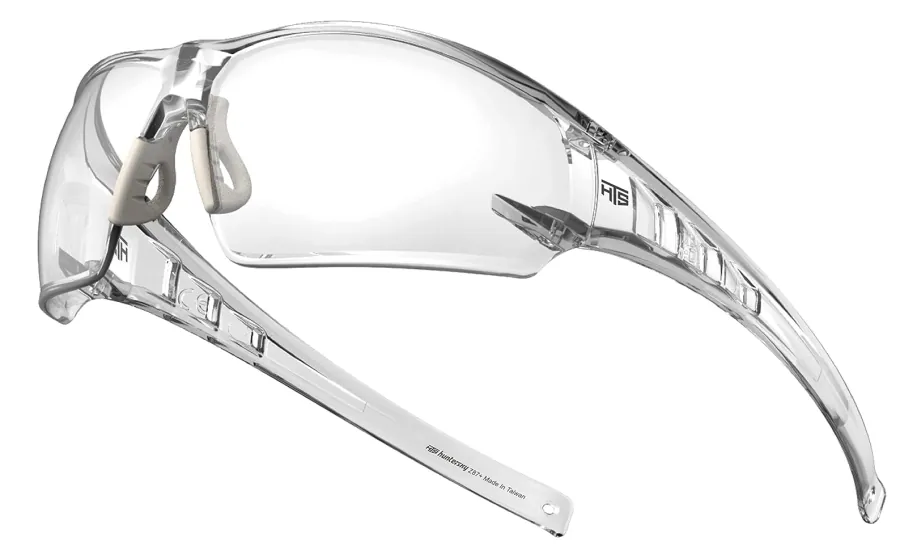 Clear anti-fog airsoft goggles for low-light and indoor CQB games