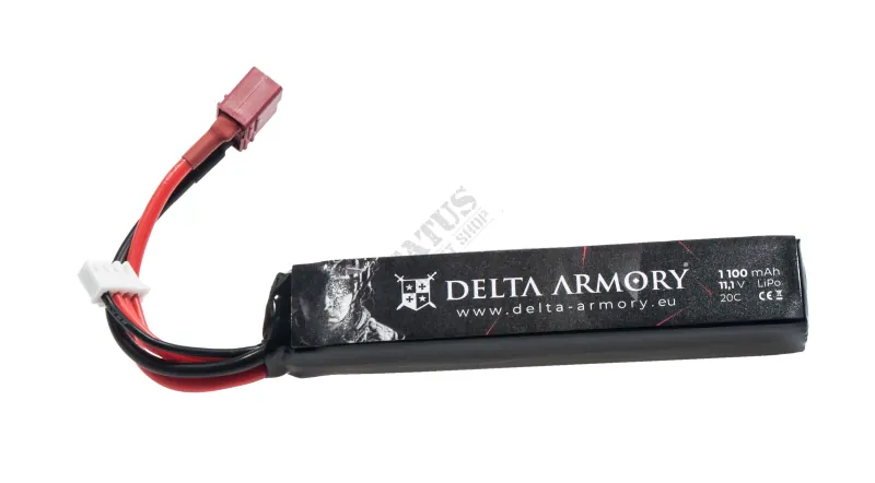 Delta Armory LiPo Battery 11.1 V 1100 mAh 20C (T-plug)
