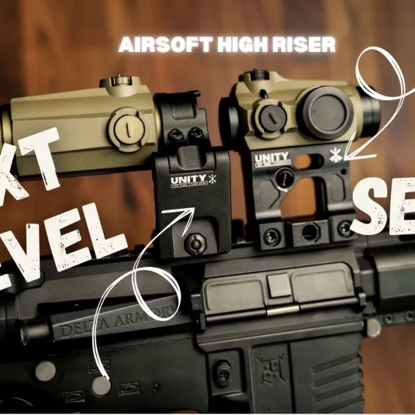 Unity-Style FAST Riser Mounts (Red Dot + Magnifier)